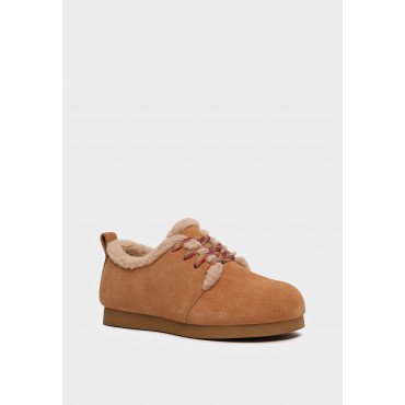 Полуботинки женские, цвет РЫЖИЙ, ZU009_01CI-CM ZU009_01CI-CM