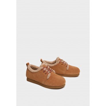 Полуботинки женские, цвет РЫЖИЙ, ZU009_01CI-CM ZU009_01CI-CM 2