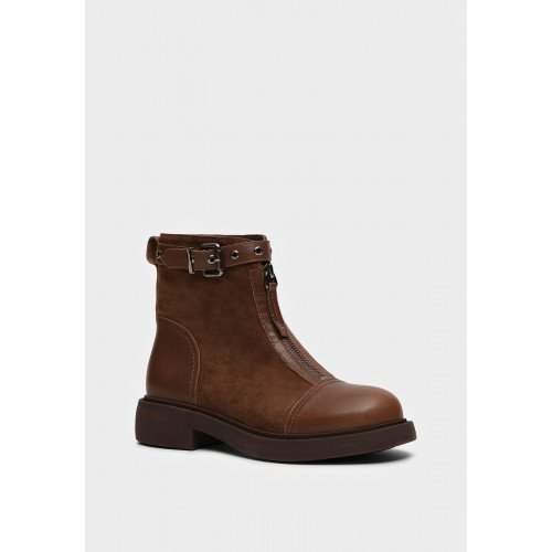 Ботинки женские, цвет Коричневый, XJ053_02VB-BR "XJ053_02VB-BR" 1