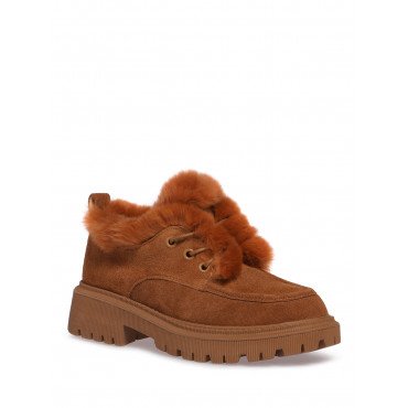 Полуботинки женские, цвет РЫЖИЙ, WN001_03SB-CM WN001_03SB-CM