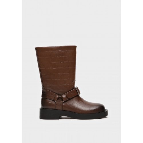 Полусапоги женские, цвет КОРИЧНЕВЫЙ, XT032_01SB-BR "XT032_01SB-BR" 3