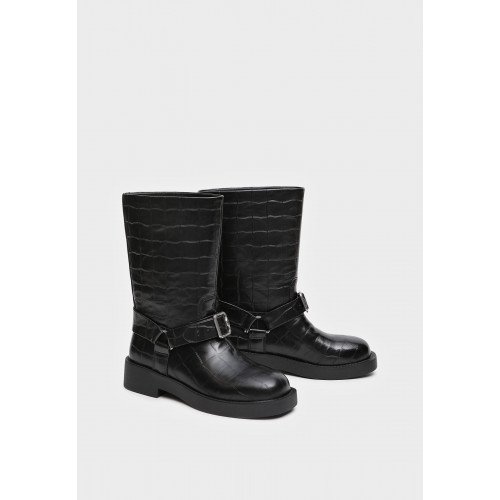 Полусапоги женские, цвет ЧЕРНЫЙ, XT032_01SB-BL "XT032_01SB-BL" 2