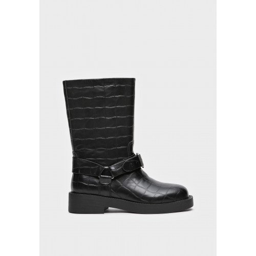 Полусапоги женские, цвет ЧЕРНЫЙ, XT032_01SB-BL "XT032_01SB-BL" 3