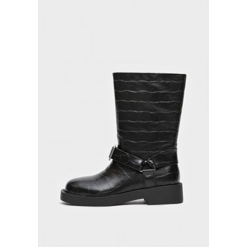 Полусапоги женские, цвет ЧЕРНЫЙ, XT032_01SB-BL "XT032_01SB-BL" 4