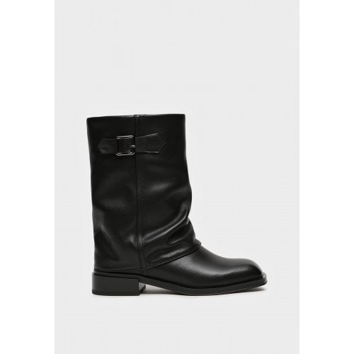 Полусапоги женские, цвет ЧЕРНЫЙ, NN062_01KB-BL "NN062_01KB-BL" 3