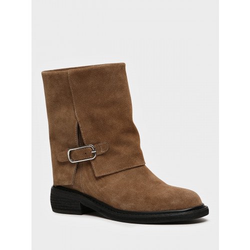 Полусапоги женские, цвет СВЕТЛО-КОРИЧНЕВЫЙ, NN056_01CB-LB "NN056_01CB-LB" 1