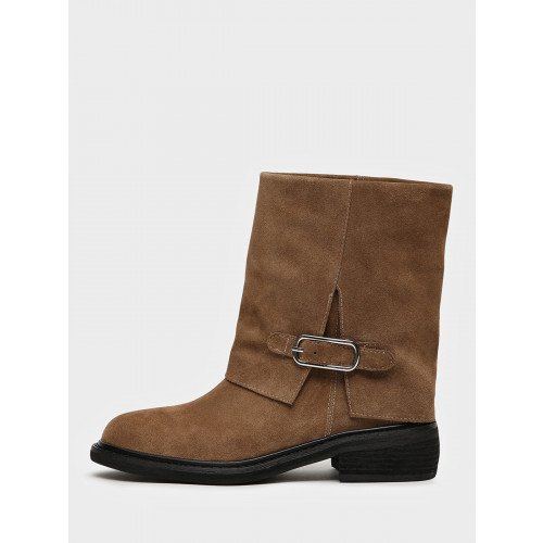 Полусапоги женские, цвет СВЕТЛО-КОРИЧНЕВЫЙ, NN056_01CB-LB "NN056_01CB-LB" 4