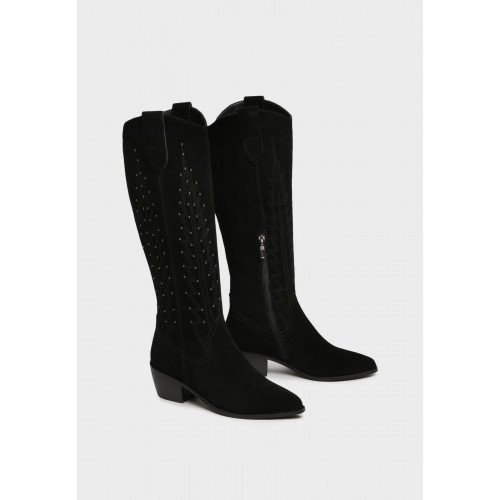 Сапоги женские, цвет ЧЕРНЫЙ, LV135_01CB-BL "LV135_01CB-BL" 2