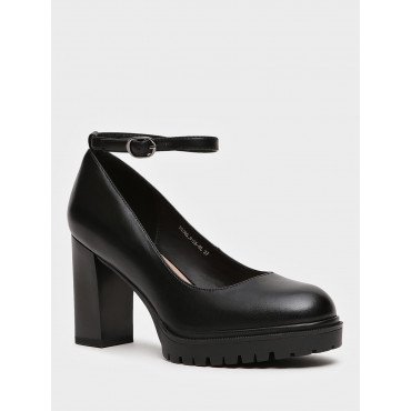 Туфли женские, цвет ЧЕРНЫЙ, DI083_01SK-BL DI083_01SK-BL