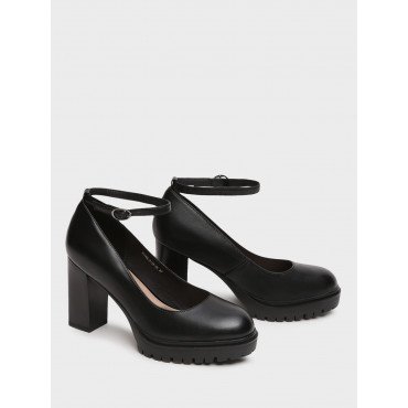 Туфли женские, цвет ЧЕРНЫЙ, DI083_01SK-BL DI083_01SK-BL 2