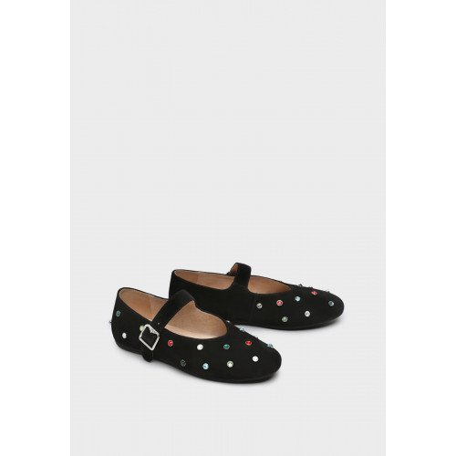 Туфли женские, цвет ЧЕРНЫЙ, DZ064_04CT-BL "DZ064_04CT-BL" 2