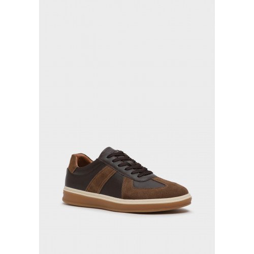 Кеды мужские, цвет КОРИЧНЕВЫЙ, YC086_02ST-BR "YC086_02ST-BR" 1