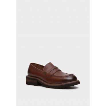 Лоферы женские, цвет КОРИЧНЕВЫЙ, ZE034_02KK-BR ZE034_02KK-BR