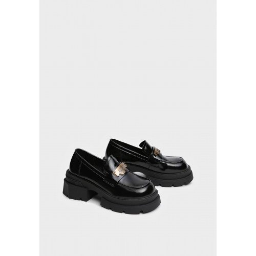 Лоферы женские, цвет ЧЕРНЫЙ, CI037_01SK-BL "CI037_01SK-BL" 2