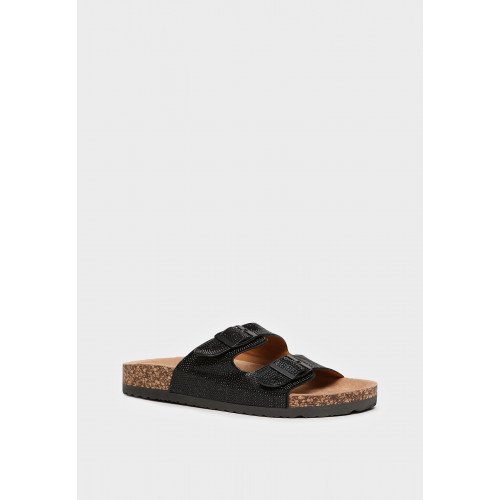 Сабо женские, цвет ЧЕРНЫЙ, CVS199_A-12-02_BLACK "CVS199_A-12-02_BLACK" 1