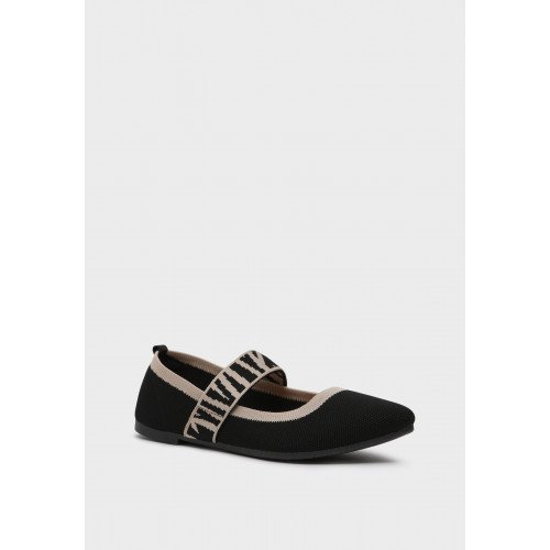 Балетки женские, цвет ЧЕРНЫЙ, AN123_07TU-BL (EL TEMPO) "AN123_07TU-BL (EL TEMPO)" 1