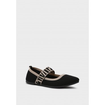 Балетки женские, цвет ЧЕРНЫЙ, AN123_07TU-BL (EL TEMPO) AN123_07TU-BL (EL TEMPO)