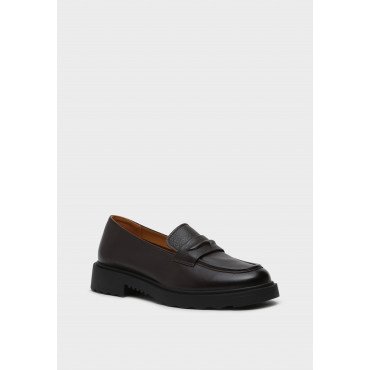 Лоферы женские, цвет КОРИЧНЕВЫЙ, DH117_01KK-BR DH117_01KK-BR