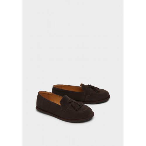 Лоферы женские, цвет КОРИЧНЕВЫЙ, DH120_01CK-BR "DH120_01CK-BR" 2