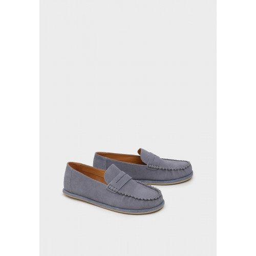 Лоферы женские, цвет ГОЛУБОЙ, DH120_02CK-BU "DH120_02CK-BU" 2