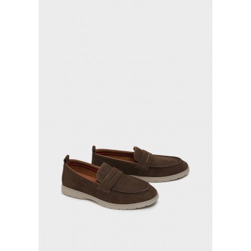 Лоферы мужские, цвет СВЕТЛО-КОРИЧНЕВЫЙ, DH132_02CT-BR "DH132_02CT-BR" 2