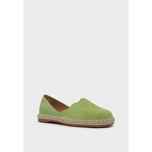 Эспадрильи женские, цвет ЗЕЛЁНЫЙ, DH135_02KP-GN "DH135_02KP-GN" 1
