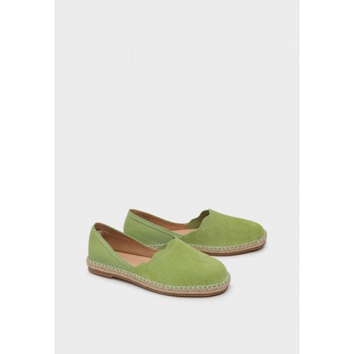Эспадрильи женские, цвет ЗЕЛЁНЫЙ, DH135_02KP-GN "DH135_02KP-GN" 2