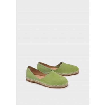 Эспадрильи женские, цвет ЗЕЛЁНЫЙ, DH135_02KP-GN DH135_02KP-GN 2