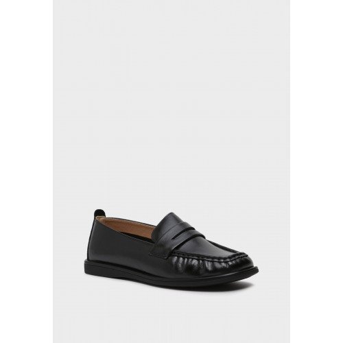 Лоферы женские, цвет ЧЕРНЫЙ, DR096_01SK-BL (EL TEMPO) "DR096_01SK-BL (EL TEMPO)" 1