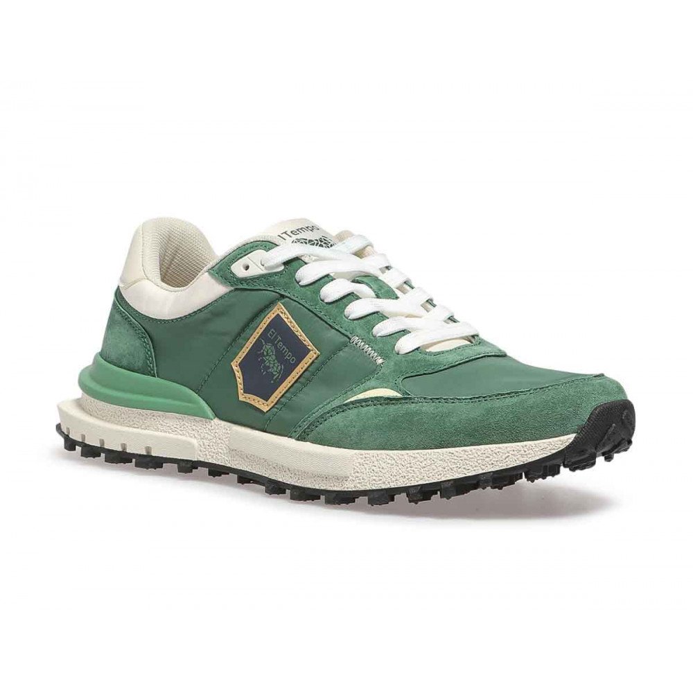 Кроссовки мужские, цвет ЗЕЛЁНЫЙ, FH041_01TT-GN "FH041_01TT-GN" 1