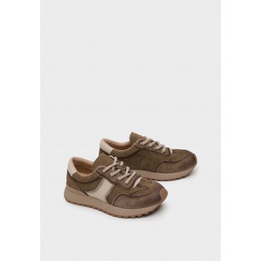 Кроссовки женские, цвет ОЛИВКОВЫЙ, JJ101_01CT-OV (EL TEMPO) JJ101_01CT-OV (EL TEMPO) 2