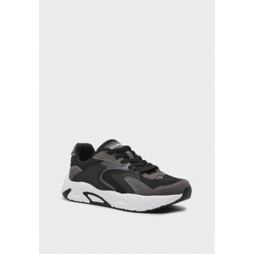 Кроссовки мужские, цвет ЧЕРНЫЙ, KF206_01TT-BL KF206_01TT-BL