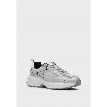 Кроссовки мужские, цвет СЕРЕБРЯНЫЙ, PA042_01TT-SL PA042_01TT-SL