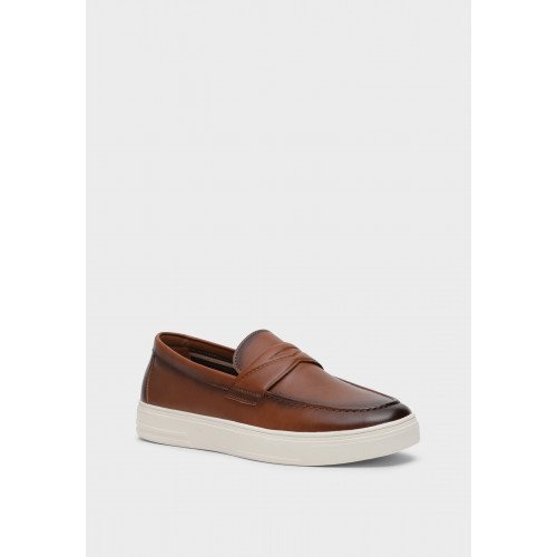 Лоферы мужские, цвет РЫЖИЙ, YC083_01PU-CM "YC083_01PU-CM" 1