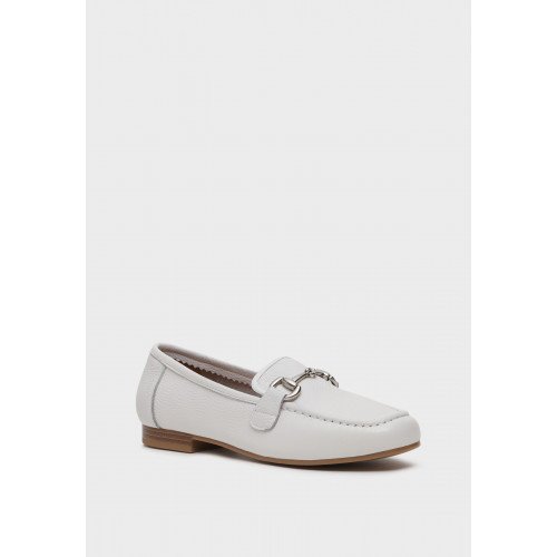 Мокасины женские, цвет БЕЛЫЙ, ZE057_01KK-WT "ZE057_01KK-WT" 1