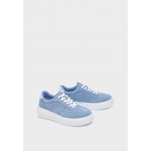 Кеды женские, цвет ГОЛУБОЙ, ZT027_01CT-BU "ZT027_01CT-BU" 2