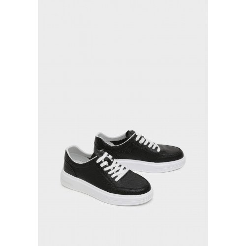 Кеды женские, цвет ЧЕРНЫЙ, ZT028_02SP-BL "ZT028_02SP-BL" 2