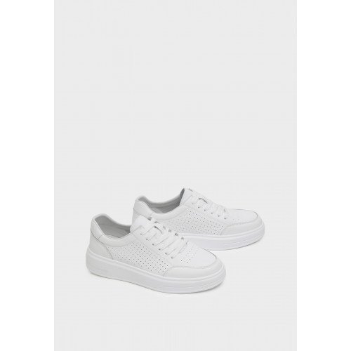 Кеды женские, цвет БЕЛЫЙ, ZT028_02SP-WT "ZT028_02SP-WT" 2