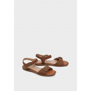 Сандалии женские, цвет КОРИЧНЕВЫЙ, AM050_01CK-BR AM050_01CK-BR 2