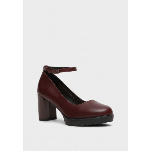 Туфли женские, цвет БОРДОВЫЙ, DC037_01KK-WN "DC037_01KK-WN" 1