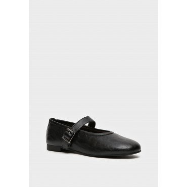 Балетки женские, цвет ЧЕРНЫЙ, LV160_01ST-BL LV160_01ST-BL