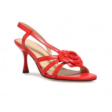 Босоножки женские, цвет КРАСНЫЙ, MN050_01SK-RD MN050_01SK-RD