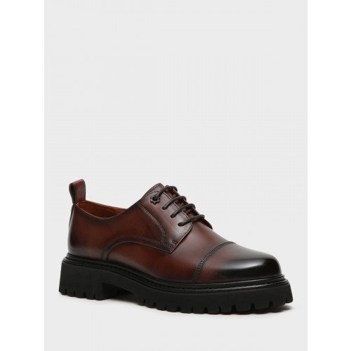 Полуботинки женские, цвет КОРИЧНЕВЫЙ, RS136_03KK-BR "RS136_03KK-BR" 1