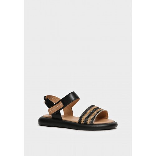 Сандалии женские, цвет ЧЕРНЫЙ, SL047_01SP-BL-V "SL047_01SP-BL-V" 1