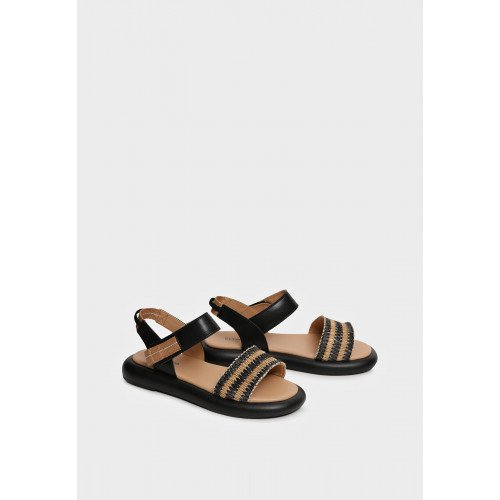 Сандалии женские, цвет ЧЕРНЫЙ, SL047_01SP-BL-V "SL047_01SP-BL-V" 2