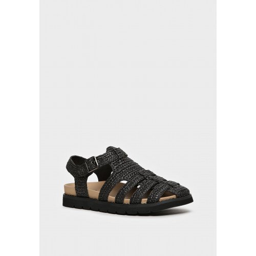 Сандалии женские, цвет ЧЕРНЫЙ, SL058_02TP-BL-V "SL058_02TP-BL-V" 1