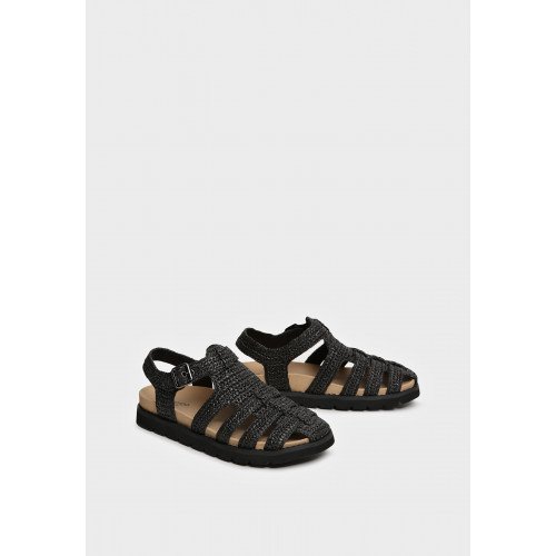 Сандалии женские, цвет ЧЕРНЫЙ, SL058_02TP-BL-V "SL058_02TP-BL-V" 2