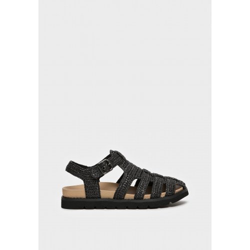 Сандалии женские, цвет ЧЕРНЫЙ, SL058_02TP-BL-V "SL058_02TP-BL-V" 3