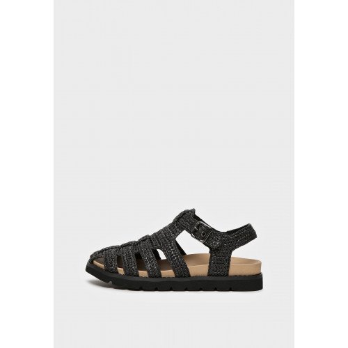 Сандалии женские, цвет ЧЕРНЫЙ, SL058_02TP-BL-V "SL058_02TP-BL-V" 4