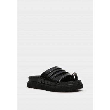 Сабо женские, цвет ЧЕРНЫЙ, WN056_01PP-BL WN056_01PP-BL